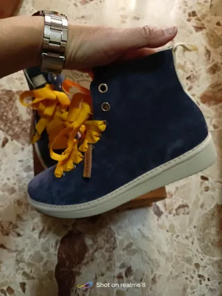 Panchic Scarpe Donna Blu e Gialle