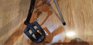 Bicicleta niña Denbike blanca y rosa