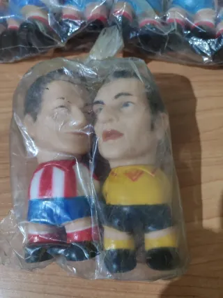 Jugadores del AT de Madrid de plástico