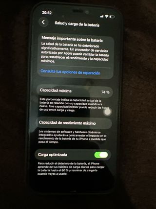iPhone 12 Pro 128GB Azul Agrietado