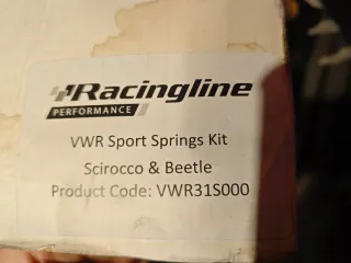 Muelles suspension VW Scirocco/Beetle