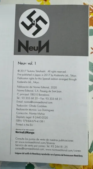 NEUN 1 Tsutomu Takahashi Español Castellano