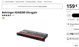 Behringer Ultragain Digital 8 canales