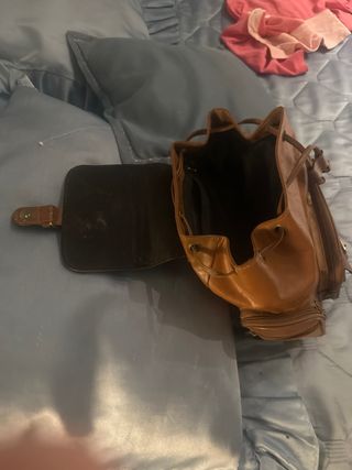 Bolso Mochila Bolsos Ampo Marrón