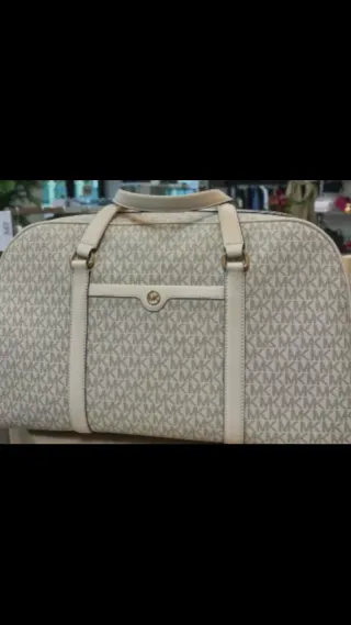 Bolso Michael Kors Beige Blanco