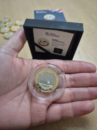 Moneda 500 Colones Costa Rica 2024