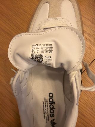 Zapatillas Adidas Samba Mujer Blancas