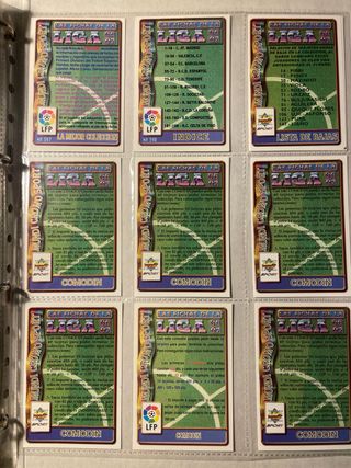 Álbum La Liga 96-97 Mundicromo Primera División