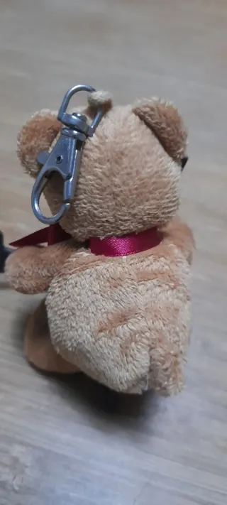 Portachiavi Ippopotamo e Orsetto Peluche