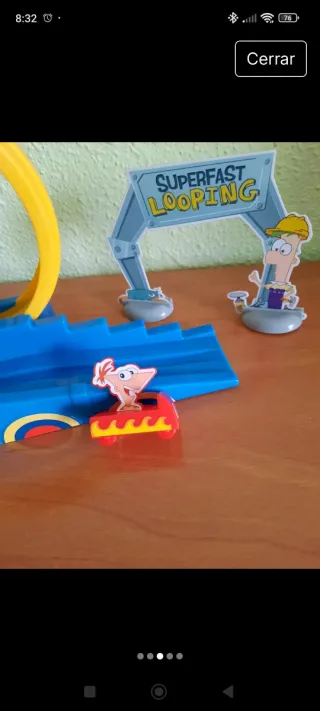 Juego Looping Domino Phineas y Ferb