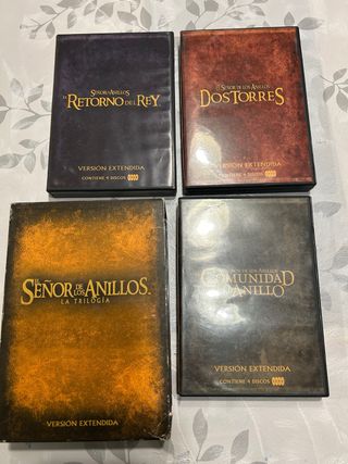 Trilogía El Señor de los Anillos DVD