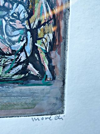 Quadro religioso Morelli Crocifissione