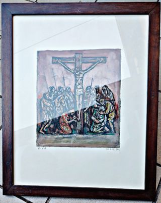Quadro religioso Morelli Crocifissione