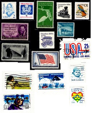 Lote Sellos EEUU Varios Temas