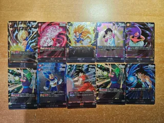 Lotto misto di carte Dragon Ball