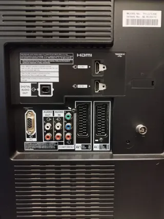 TV Panasonic 37 Negra