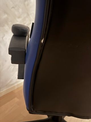 Silla Gamer Negra y Azul