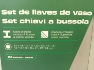 Set Llaves Carraca 3/8 PARKSIDE