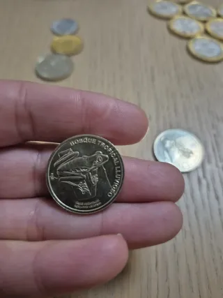 Monedas Costa Rica Mariposa Tropical