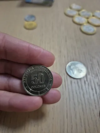 Monedas Costa Rica Mariposa Tropical