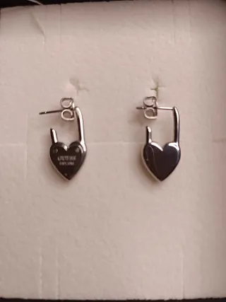 Pendientes Guess Corazón Plata
