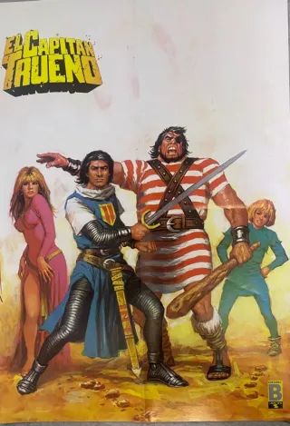 2 PÓSTERS EL CAPITÁN TRUENO GRUPO Z