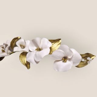 Tocados de porcelana hechos a mano-Virginia Aljama