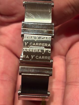 Reloj Carrera y Carrera TF Mujer Acero y Blanco