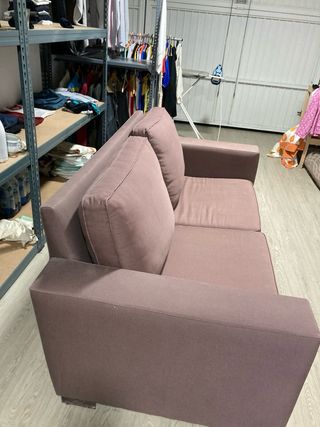 Sofá cómodo rosa/marrón