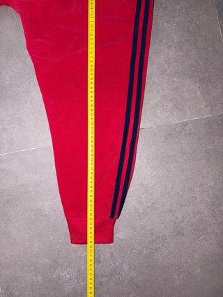 Chaqueta Adidas Terciopelo Roja Talla M