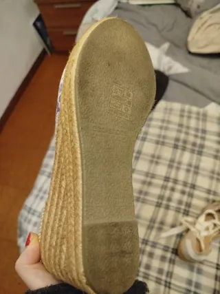 Sandalias de cuña florales verano