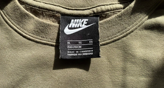 Sudadera Nike niño verde oliva