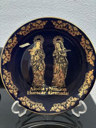 Plato decorativo Alodia y Nunilon Huescar