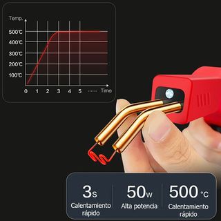 SOLDADOR DE PLASTICOS + 200 GRAPAS (NUEVO)