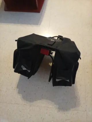 Alforjas para bicicleta negras