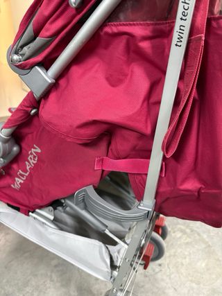 Carrito Gemelar Maclaren Rojo