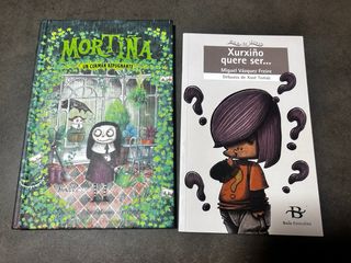 Lote de 2 cuentos infantiles en gallego. 7-10 años