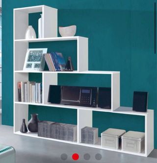 Estantería blanca modular