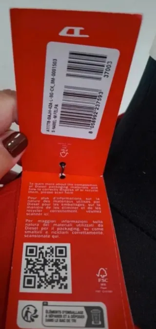 Sudadera Diesel Roja