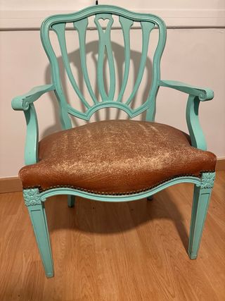 Silla de comedor estilo vintage