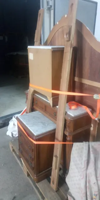 Conjunto Muebles Habitación Vintage Madera