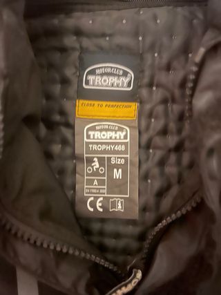 Chaqueta Moto Trophy Negra talle M