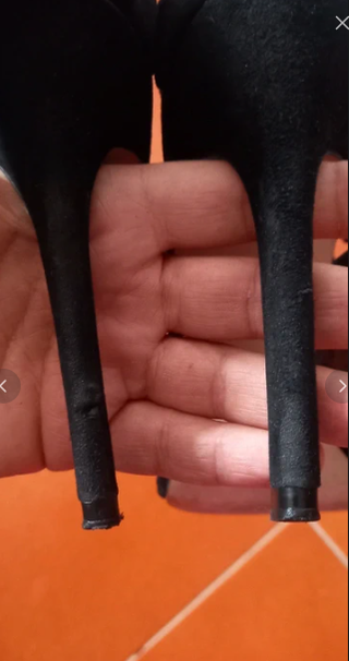 Sandalias tacón Zara negras