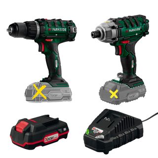 TALADRO Y ATORNILLADOR DE IMPACTO CON BATERIA