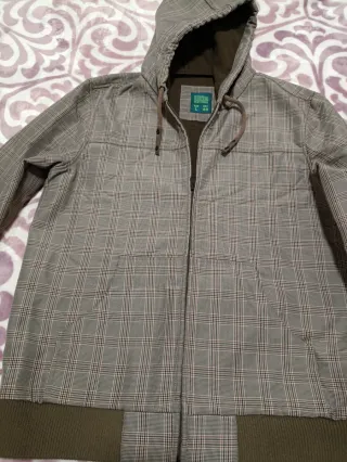 Chaqueta de cuadros talla L