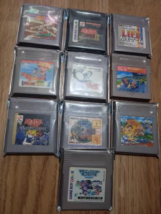 Lote 10 juegos Game Boy Japoneses