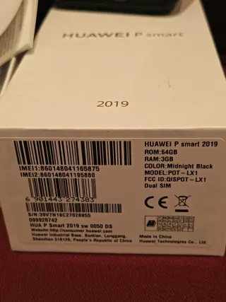 Huawei P smart 2019 Negro