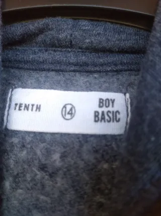 Sudadera Azul con Estampado YESTERDAY