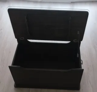 Mesa centro o baúl y alfombra