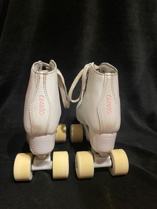 Patines Oxelo Roller Artístico Quad 100 Blanco. 34